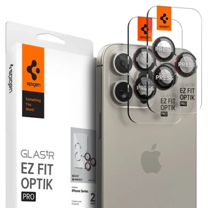 Захисне скло на камеру Spigen Optik Pro Lens Protector L-Series для iPhone 15 Pro | 15 Pro Max | 14 Pro | 14 Pro Max (2 шт.) AGL05217 - Фото 1