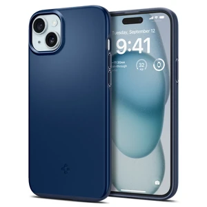 Защитный чехол Spigen Thin Fit Navy Blue для iPhone 15 Plus ACS06640 - Фото 1
