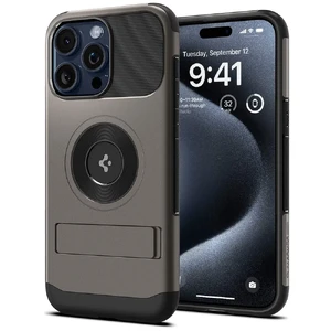 Противоударный чехол с подставкой Spigen Slim Armor (MagFit) для iPhone 15 Pro ACS06476 - Фото 1