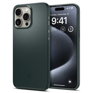 Захисний чохол Spigen Thin Fit Abyss Green для iPhone 15 Pro ACS06690 - Фото 1