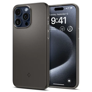 Захисний чохол Spigen Thin Fit Gunmetal для iPhone 15 Pro ACS06687 - Фото 1