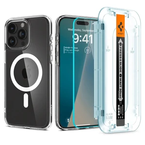 Защитный чехол со стеклом Spigen Ultra Hybrid (MagFit) Pack для iPhone 15 Pro Max ACS06861 - Фото 1