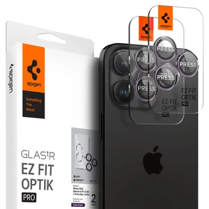 Захисне скло на камеру Spigen Optik Pro Deep Purple для iPhone 15 Pro | 15 Pro Max | 14 Pro | 14 Pro Max (2 шт.) AGL05597 - Фото 1