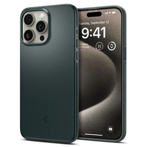 Защитный чехол Spigen Thin Fit Abyss Green для iPhone 15 Pro Max ACS06548 - Фото 1