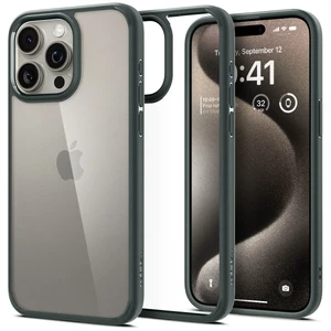 Защитный чехол Spigen Ultra Hybrid Abyss Green для iPhone 15 Pro Max ACS06574 - Фото 1