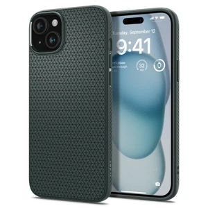 Захисний чохол Spigen Liquid Air Abyss Green для iPhone 15 ACS06792 - Фото 1