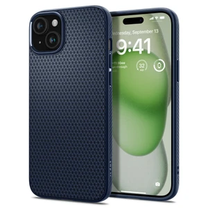 Захисний чохол Spigen Liquid Air Navy Blue для iPhone 15 Plus ACS06651 - Фото 1