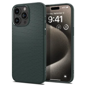 Защитный чехол Spigen Liquid Air Abyss Green для iPhone 15 Pro Max ACS06564 - Фото 1