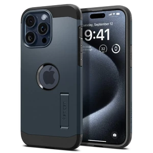 Протиударний чохол з підставкою Spigen Tough Armor (MagFit) Metal Slate для iPhone 15 Pro - Фото 2