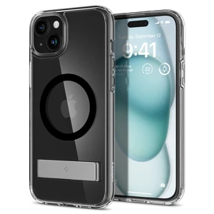 Прозорий чохол з підставкою Spigen Ultra Hybrid S (MagFit) Black для iPhone 15 ACS06808 - Фото 1