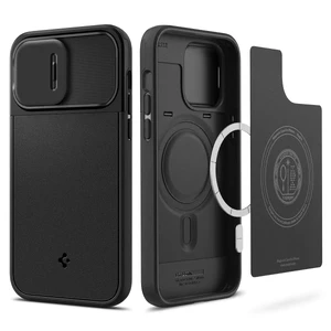Защитный чехол Spigen Optik Armor MagFit Black для iPhone 14 Pro Max ACS04848 - Фото 1