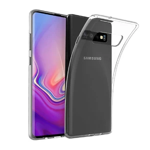 Прозорий TPU чохол iLoungeMax SilicolDots для Samsung Galaxy S10 Plus - Фото 2