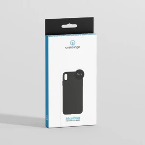 Тонкий черный TPU чехол iLoungeMax SilicolDots для iPhone XS | X - Фото 11