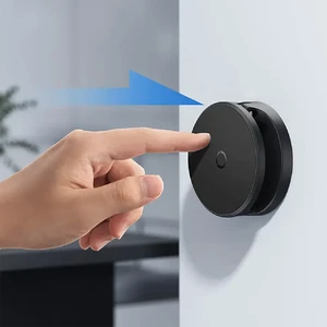 Магнитный MagSafe держатель для телефона Baseus MagPro Mount 180° Black на липучке - Фото 5