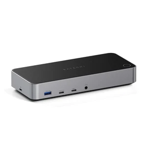 Док-станция 13-в-1 USB-C Satechi Triple 4K Docking Station с поддержкой 3 мониторов 4K портами 100W PD, 2 DisplayPort, 3 HDMI, 4 USB-C, USB-A, Ethernet, AUX для iPad | MacBook | Windows - Фото 3