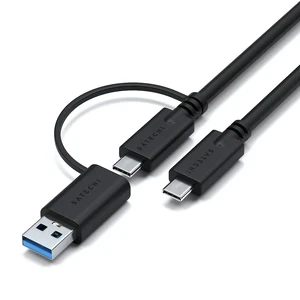Док-станция 13-в-1 USB-C Satechi Triple 4K Docking Station с поддержкой 3 мониторов 4K портами 100W PD, 2 DisplayPort, 3 HDMI, 4 USB-C, USB-A, Ethernet, AUX для iPad | MacBook | Windows - Фото 6