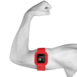 Спортивный ремешок Twelve South ActionSleeve Red для Apple Watch 41mm | 40mm | 38mm - Фото 3