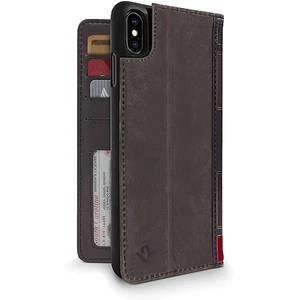 Шкіряний чохол-книжка Twelve South BookBook Brown для iPhone XS Max B07HY1GXBD - Фото 1
