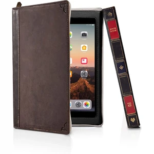 Кожаный чехол-книжка Twelve South BookBook Brown для iPad mini 5 - Фото 4
