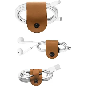 Тримач для кабелю Twelve South CableSnap Cognac (3 шт.)