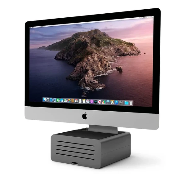 Алюмінієва підставка Twelve South HiRise Pro Gunmetal для iMac | монітора у Рівному