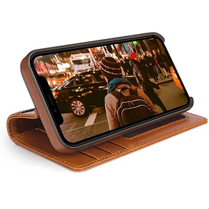 Шкіряний чохол-книжка Twelve South Journal Cognac для iPhone XR - Фото 2