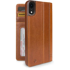 Шкіряний чохол-книжка Twelve South Journal Cognac для iPhone XR B07HXX73MW - Фото 1