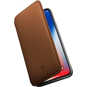 Кожаный чехол-книжка Twelve South SurfacePad Cognac для iPhone XS Max - Фото 2
