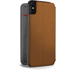 Шкіряний чохол-книжка Twelve South SurfacePad Cognac для iPhone XS Max