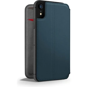 Кожаный чехол-книжка Twelve South SurfacePad Deep Teal для iPhone XR