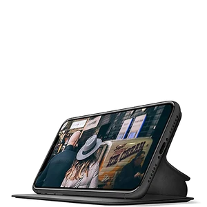 Кожаный чехол-книжка Twelve South SurfacePad Cognac для iPhone X | XS - Фото 3