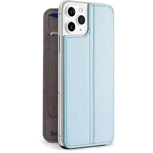 Шкіряний чохол-книжка Twelve South SurfacePad Slate Blue для iPhone 11 Pro