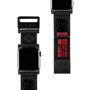 Нейлоновий ремінець UAG Active Watch Strap Black для Apple Watch Ultra 49mm | 45mm | 44mm | 42mm - Фото 2