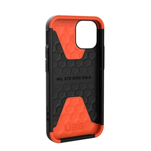 Чорний протиударний чохол UAG Civilian Black для iPhone 12 | 12 Pro - Фото 3