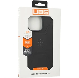 Чорний протиударний чохол Urban Armor Gear Civilian Mag для iPhone 16 Pro Max - Фото 9