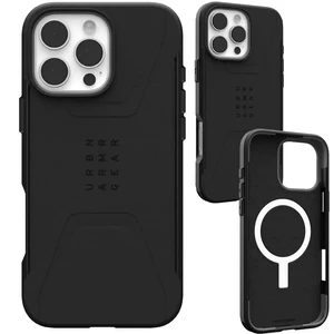 Чорний протиударний чохол Urban Armor Gear Civilian Mag для iPhone 16 Pro Max 840283914140 - Фото 1