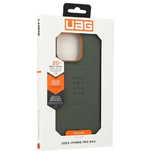 Оливково-черный чехол Urban Armor Gear Civilian Mag для iPhone 16 Pro Max - Фото 10