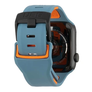 Силіконовий ремінець UAG Civilian Silicone Slate | Orange для Apple Watch 44mm SE | 6 | 5 | 4 - Фото 2