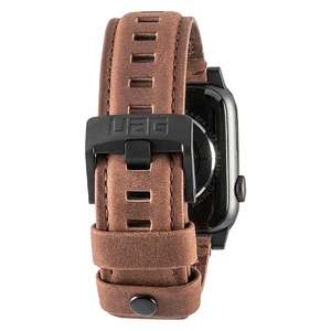 Шкіряний ремінець UAG Leather Watch Strap Brown для Apple Watch Ultra 49mm | 45mm | 44mm | 42mm 19148B114080 - Фото 1