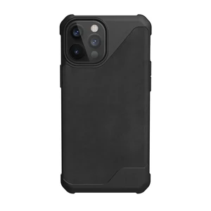 Протиударний чохол UAG Metropolis LT Leather Black для iPhone 12 Pro Max 11236O118340 - Фото 1