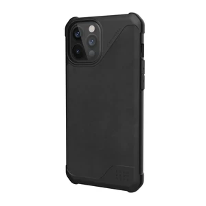 Протиударний чохол UAG Metropolis LT Leather Black для iPhone 12 Pro Max - Фото 2