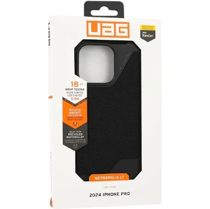 Чорний кевларовий чохол Urban Armor Gear Metropolis LT Mag для iPhone 16 Pro - Фото 10