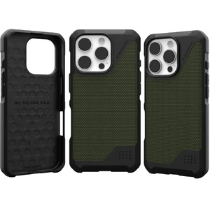 Оливково-чорний чохол з кевларом Urban Armor Gear Metropolis LT Mag iPhone 16 Pro - Фото 9