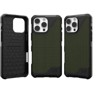 Оливково-черный чехол с кевларом Urban Armor Gear Metropolis LT Mag iPhone 16 Pro Max - Фото 9
