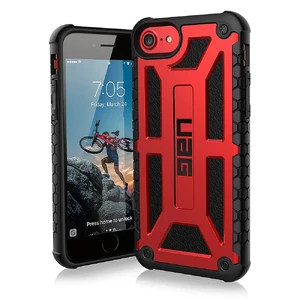 Чехол UAG Monarch Crimson для iPhone SE 3 | SE 2 | 8 | 7 | 6s | 6 - Фото 2