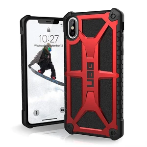 Ударостійкий чохол UAG Monarch Crimson для iPhone XS Max 111101119494 - Фото 1
