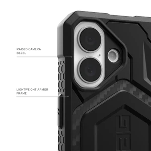 Противоударный чехол UAG Monarch Pro Carbon Fiber для iPhone 16 Plus - Фото 4