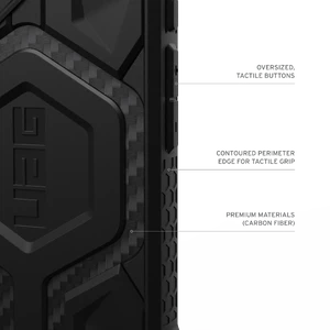 Противоударный чехол UAG Monarch Pro Carbon Fiber для iPhone 16 Plus - Фото 7