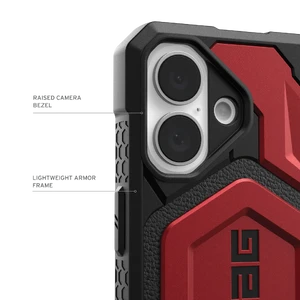 Протиударний чохол UAG Monarch Pro Crimson для iPhone 16 - Фото 6