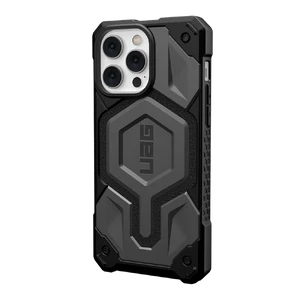 Противоударный чехол UAG Monarch Pro for MagSafe Silver для iPhone 14 | 13 Pro - Фото 2